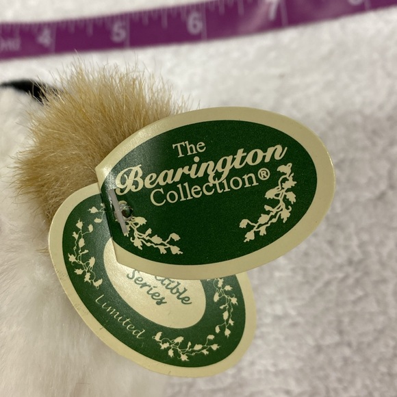 NWT Bearington Frost E. Bear snowman teddy. Ear - Picture 7 of 9